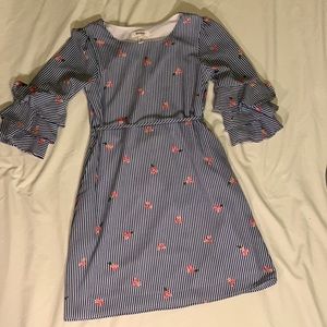 striped floral dress